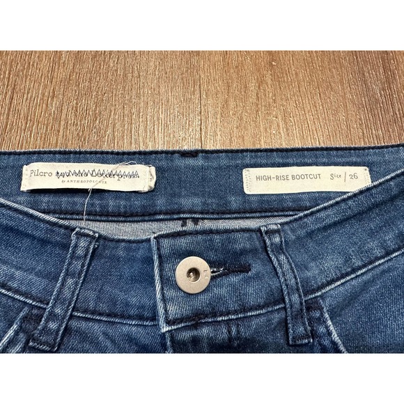Pilcro & the Letterpress Anthropologie High Rise Bootcut - Size 26 - EUC - Picture 3 of 7